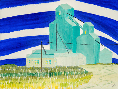 Grain Elevators, Wing, North Dakota