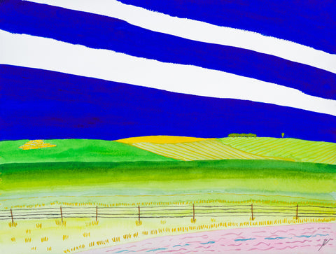 Hills and Road, North Dakota