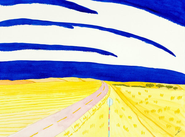 Large and Small Roads, North Dakota