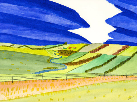 Meandering Stream, North Dakota