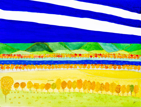 Missouri River Valley in Fall