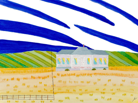 New Fields and Old Homestead, North Dakota