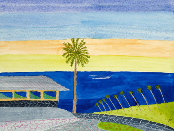 Palm Tree at Sunset, Poipu, Kaua’i