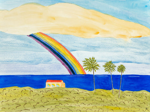 Rainbow Over the Ocean, Poipu, Kaua'i