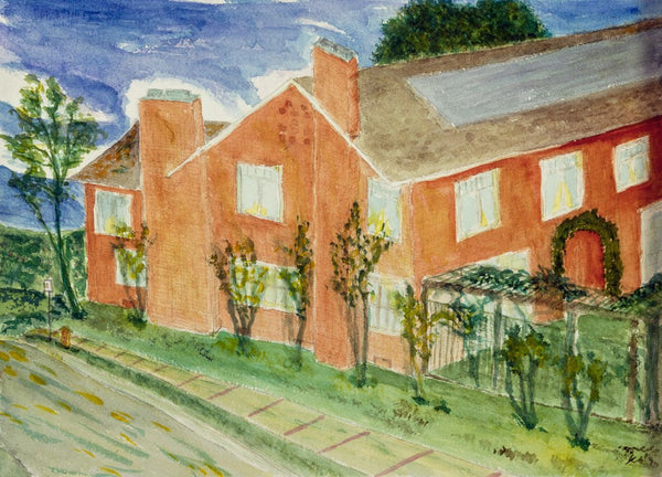 Red House in Autumn