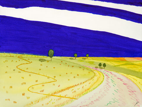 Summer Meadow and Hills, North Dakota
